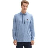 TOM TAILOR - T-shirt - Midsummer Blue Stripe - Lange Mouwen - Heren