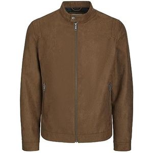 Jack & Jones Jjerocky Clean Jacket Noos Herenjas, Cognac/detail: imitatiesuède, XXL