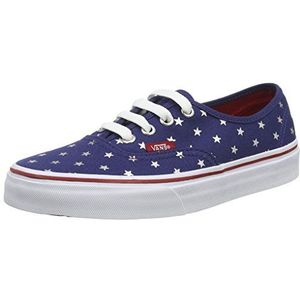 Vans U Authentic Studded Stars, uniseks low-top sneakers, Veelkleurige bezaaid sterren rood blauw, 38 EU