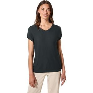 Cecil - Gestructureerde V-hals - Sweater - Kaki - XXL