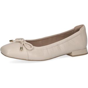 CAPRICE 9-22104-42 Ballerina's voor dames, crème perlato, 42 EU