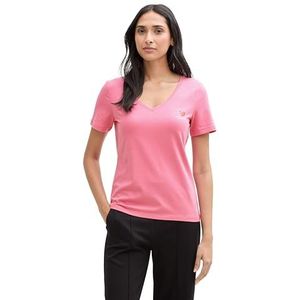 TOM TAILOR T-shirt voor dames, 15116 - Bright Rose, XL