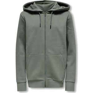 Only & sons junior Osjceres Zip THR. Hoodie SWT Noos, Castor Gray, 134-140