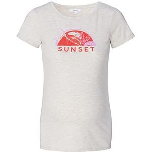 Noppies Dames Tee Altona T-shirt met korte mouwen, Ras1202 Oatmeal - P611, 34