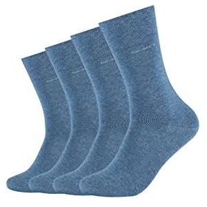Camano Unisex Online ca-Soft 4-pack sokken, denim melange, 39/42, denim, gemêleerd, 39 EU