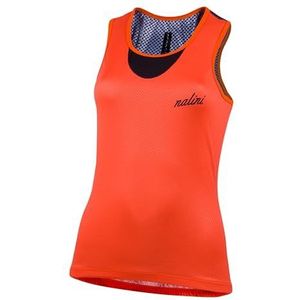 NALINI Tanktop Lady Tank Top Dames, Oranje/Zwart, XS