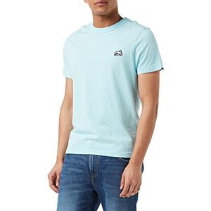 Kings Of Indigo Darius T-shirt voor heren, Blauw (Borst Karper Hemelsblauw 8138), XS