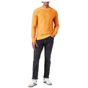 BOSS Heren Knitwear Knitted_Sweater, Open Oranje, M