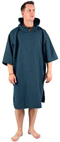Lifeventure - Wikkeljas - Marineblauw - Microvezel Poncho met Capuchon