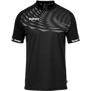 Kempa Wave 26 Shirt voor heren, sportshirt, korte mouwen, functioneel shirt, handbal, gym, fitness shirt