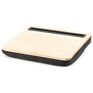 Kikkerland iBed Lap Desk, Tablet, Voor Op Een Bed, In Een Vliegtuig, Terwijl U Eet, Maximaal Comfort, Hout US039W