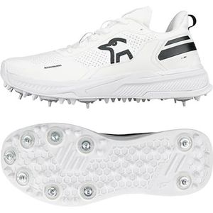Kookaburra KC Players Spike Cricket Schoen - Wit/Zwart - 9.5