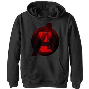 Marvel Black Widow - Widow Avenger Logo YTH Hoodie Jet black 7/8