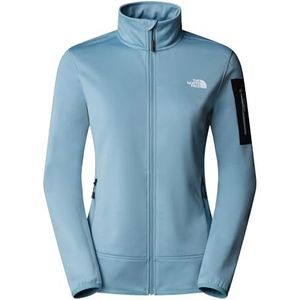 The North Face Mistyescape Fleecejack - Shallow Blue - Dames - Dubbellaags - Met Ritssluiting