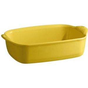 Emile Henry EH909649 ovenschaal, keramiek, geel, 22 x 14 cm