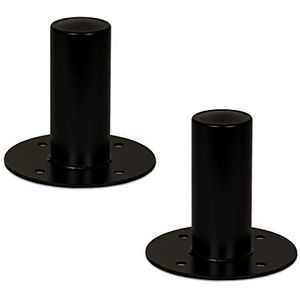 Goldwood Speaker Stand Top Hat 2 Speaker Cabinet Pole Mount Zwart (TH45)