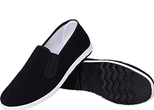 APIKA - Chinese Traditionele Oude Peking Schoenen - Zwart - Kung Fu Tai Chi Schoenen