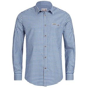 Stockerpoint traditioneel overhemd (model: OC-Martl) Blauw S