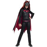 Rubie's Officieel Deluxe Batwoman meisjeskostuum, kinderkostuum, getoond