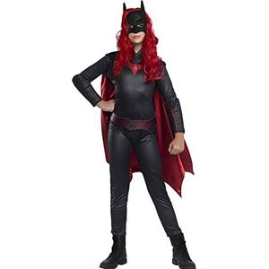 Rubie's Officieel Deluxe Batwoman meisjeskostuum, kinderkostuum, getoond