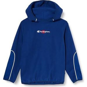 Champion Legacy Legacy Outdoor Polar Fleece B - Basketbal Filament Polar Fleece Sweatshirt met capuchon, Blue College, 5-6 jaar kinderen FW23, Blu College