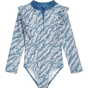 Playshoes - Schwimmanzug - Badpak - Petrol - Gerecycled Polyester, UV-Bescherming 50+