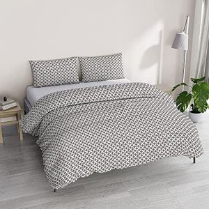 Italian Bed Linen Beddengoed Athene met dekbedovertrek en kussenslopen, bedrukt, Rita Taupe, tweepersoonsbed