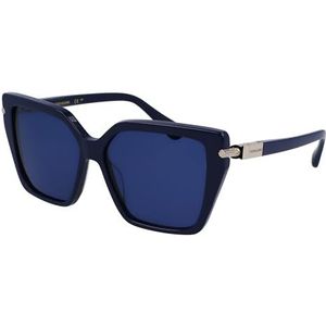 Salvatore Ferragamo Unisex SF1106S zonnebril, 414 Blue Navy, 57, 414 Blue Navy, 57