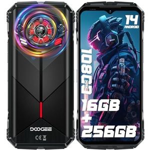 DOOGEE S Punk - Smartphone - Incassabel - 6.58 inch - 50MP + 16MP - 10800mAh - 4G Dual SIM - IP68