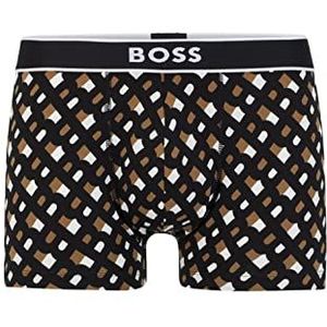 BOSS Heren Boxer onderbroek Shorts Trunk 24 Print, beige, M