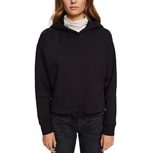 ESPRIT Sweatshirt met capuchon, zwart, L