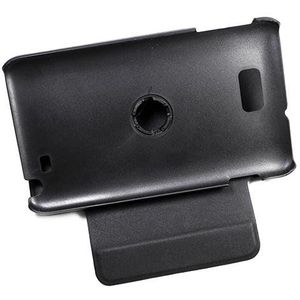 MDA HOUSGN7000-33 zwart 360 degree draaibaar echt leer tablettas met houder voor Samsung Galaxy Note N7000