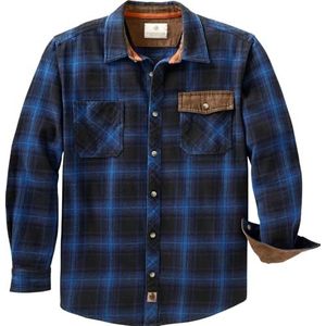 Legendary Whitetails Heren Harbor zwaargewicht flanellen overhemd met knoopsluiting