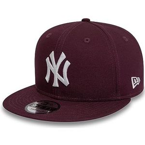 New Era New York Yankees MLB Essentials Maroon 9Fifty Snapback Cap - M - L