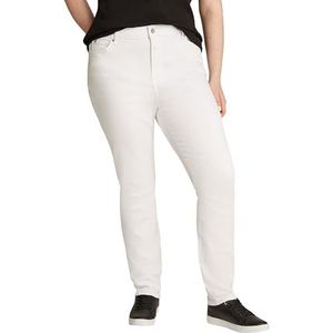 Tommy Jeans - Stoned Wash Look - Jeans - Optic White - Riemlussen, Steekzakken, 1-knoopsmodel