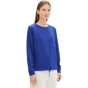 TOM TAILOR Sweatshirt voor dames, 25386 - Crest Blauw, XXL