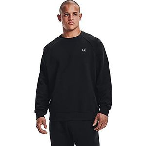 Under Armour Rival Fleece Crew heren Sweatshirt,Zwart/Onyx Wit,XXL