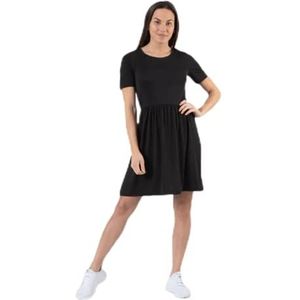 PIECES Vrouwelijke mini-jurk modalmix, zwart, S