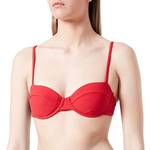 women'secret Dames Sujetador Encaje Bikinitop, Rojo/Koraal, 34B, Rojo/Koraal, 75B