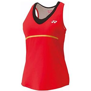 Yonex dames, tank-top rood, wit, XL bovenkleding