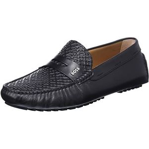 BOSS Heren Driver_mocc_napr3e Moccasin, zwart 1, 45 EU