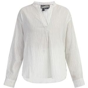 ALARY dames blouseshirt, Lichtblauwe strepen, S