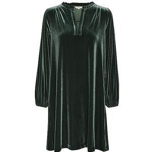 Part Two Damesshorts, fluweel, lange mouwen, abbove, knie, lengte V-hals, Scarab, XL