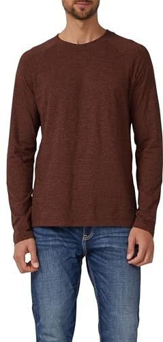 T-shirt - Gemêleerd - Lange Raglanmouwen - Regular Fit