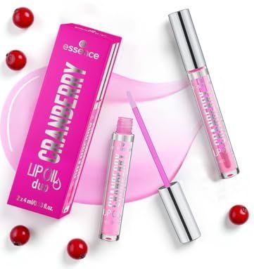 Essence - Cranberry Lip Oil Duo - 4 ml - Verzorgend Lipproduct