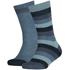 Tommy Hilfiger CLSSC sokken voor jongens (verpakking van 2 stuks), jeans, 27-30
