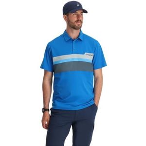 Spyder Links SS Tech Polo, heren, kobalt, S