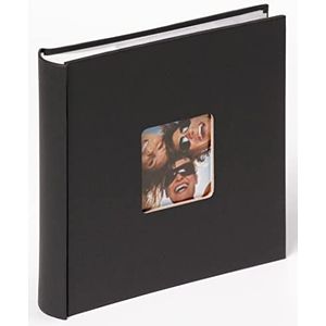 walther Design ME-116-B Fotoalbum Fun, insteekalbum voor 200 foto's 13x18 cm, zwart