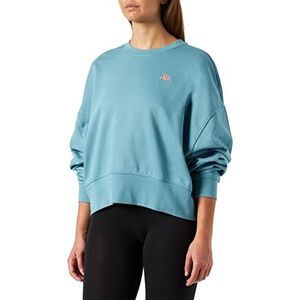 Adriatic Blue - Sweater - Lange Mouwen - Loose Fit - Logoborduursel