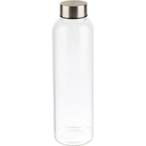 APS 66907 drinkfles/glazen fles, 6,5 x 6,5, hoogte 23,5 cm, Ø 6,5 cm, 0,55 liter, transparant